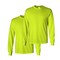 Safety Green Construction Crewneck Long Sleeve T-Shirts | RADYAN®
